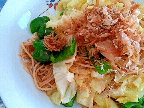 簡単でおいしい☆ソース焼きそうめん